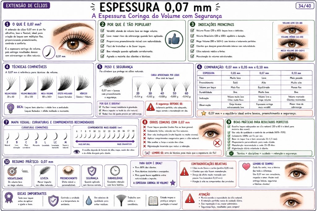 Ficha Visual Espessura 0,07 mm - Espessura Coringa