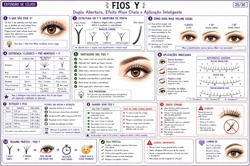 Ficha Visual Fios Y - Dupla Abertura e Efeito Mais Cheio