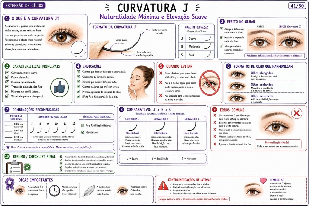 Ficha Visual Curvatura J - Naturalidade Máxima